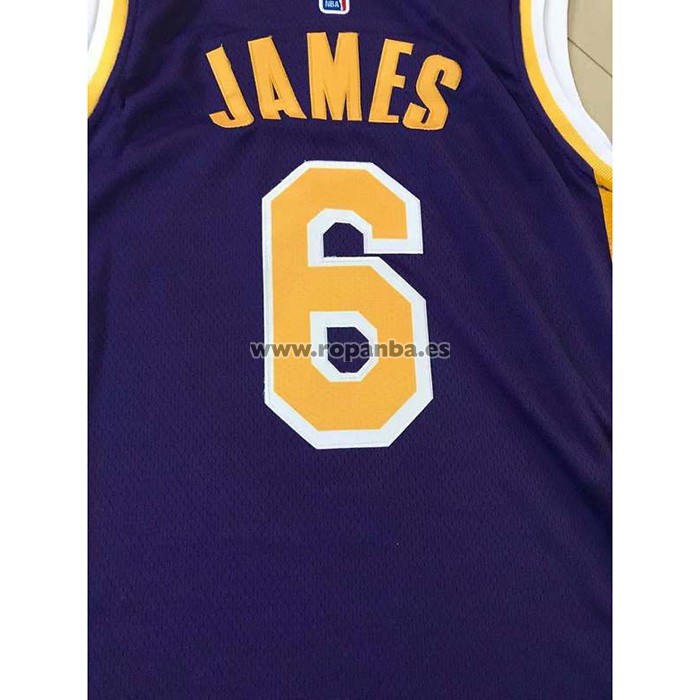 Camiseta Lakers Violeta (6) James